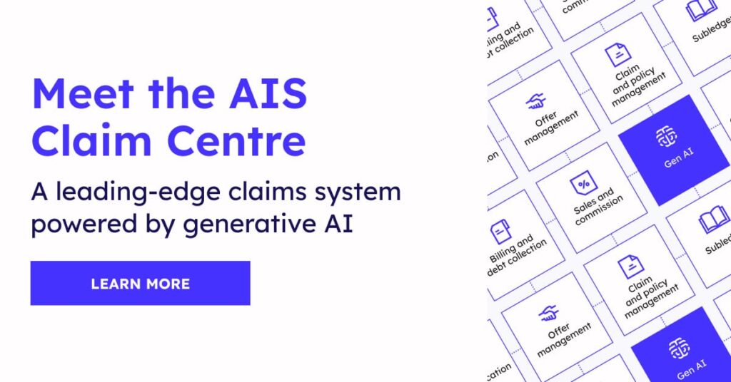 Meet the AIS Claim Centre - a leading-edge claims system powered by generative AI that handles automation of the complaints process in insurance. Learn more about it